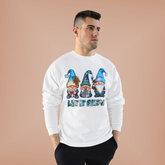 Blue Let it Snow Gnome Sweatshirt